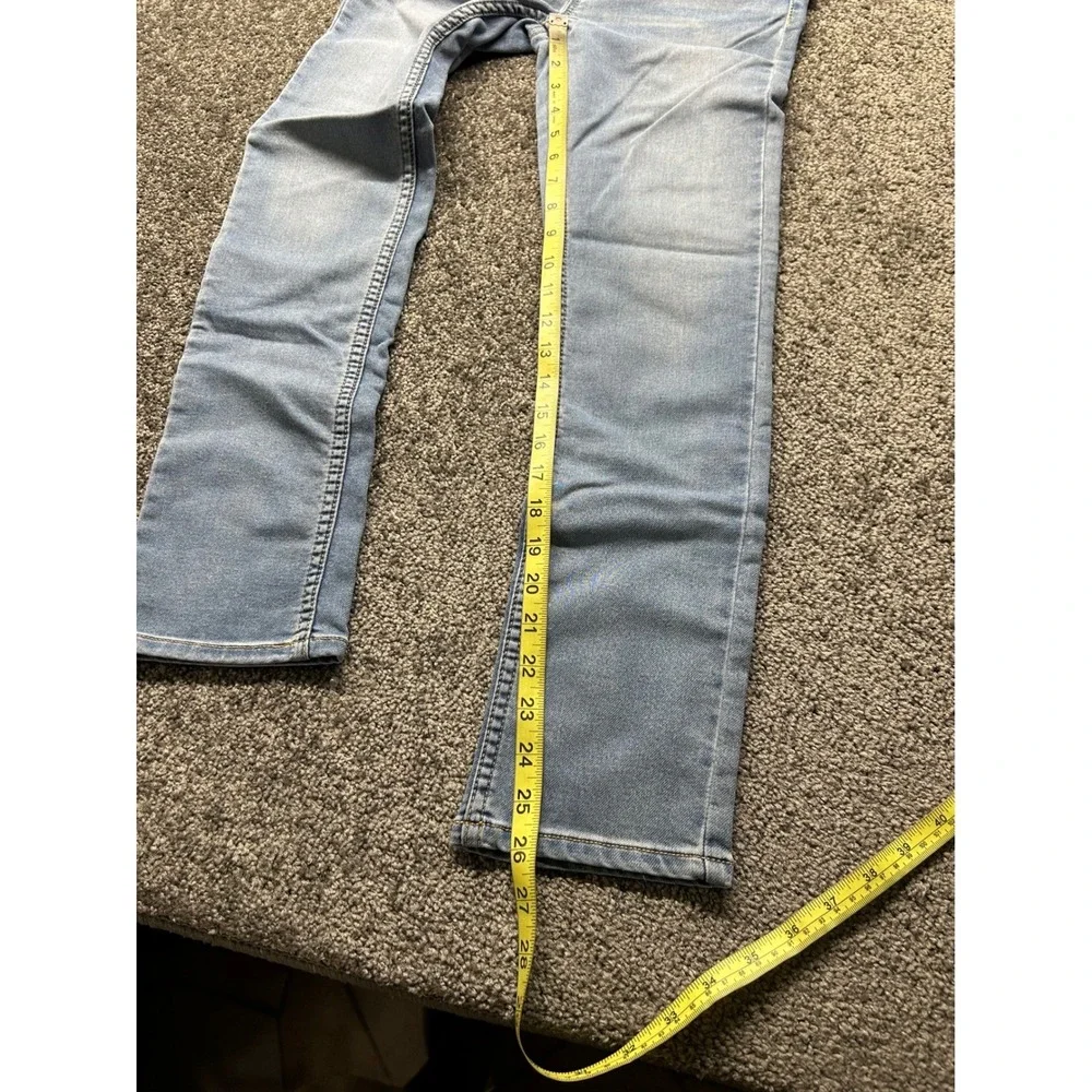 Levis Boys Skinny Knit Pull-On Jeans Light Wash Stretch Denim Size 12 Reg 26x27